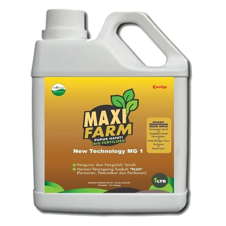 MaxiFarm Pupuk Hayati Cair Terbaik Indonesia