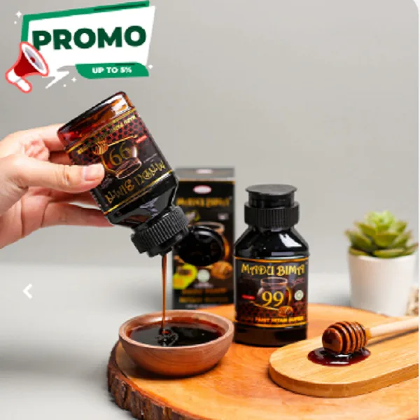 Madu Bima 99 Madu Pahit Hitam Super png
