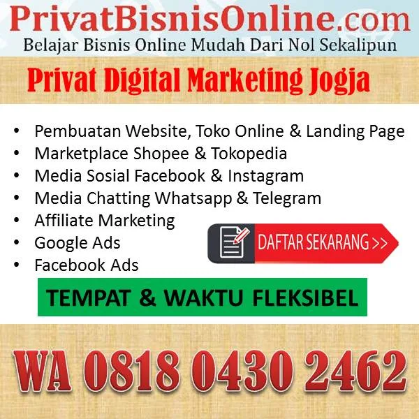 Kursus Digital Marketing Jogja untuk UKM dan Pemula