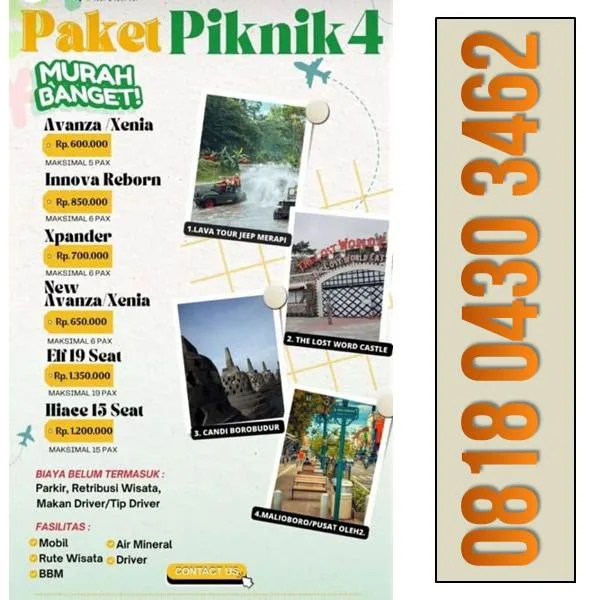 Paket Wisata Lava Tour Jeep Merapi Candi Borobudur Malioboro