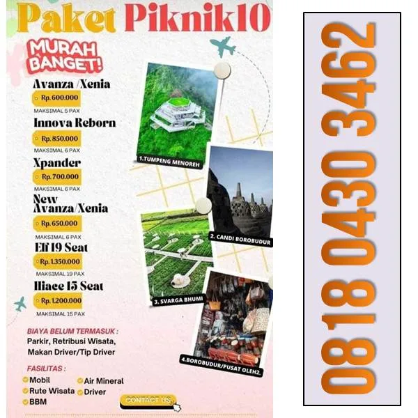 Paket Wisata Tumpang Menoreh Candi Borobudur SwargaBhumi