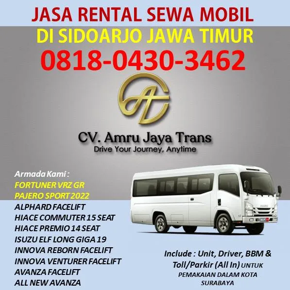 Rental Mobil FORTUNER VRZ GR Di Sidoarjo