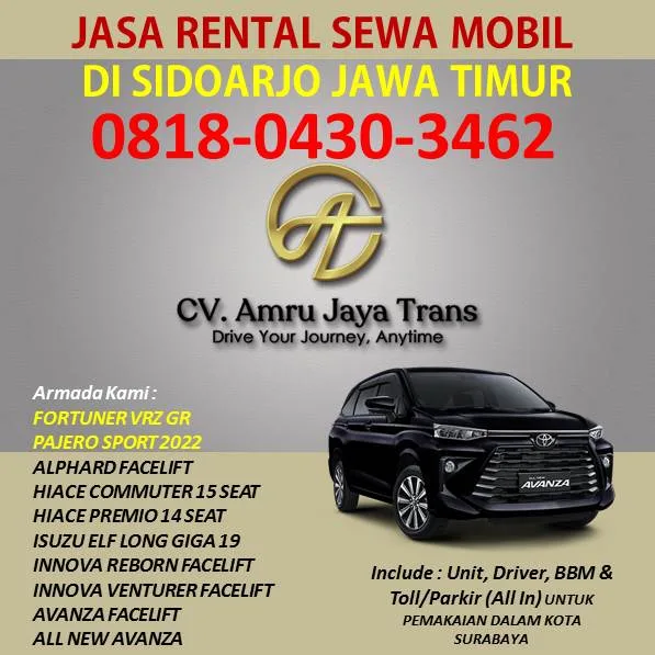 Rental Mobil Sidoarjo Dengan Sopir
