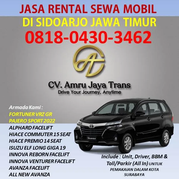 Sewa Mobil Sidoarjo Tanpa Sopir Murah